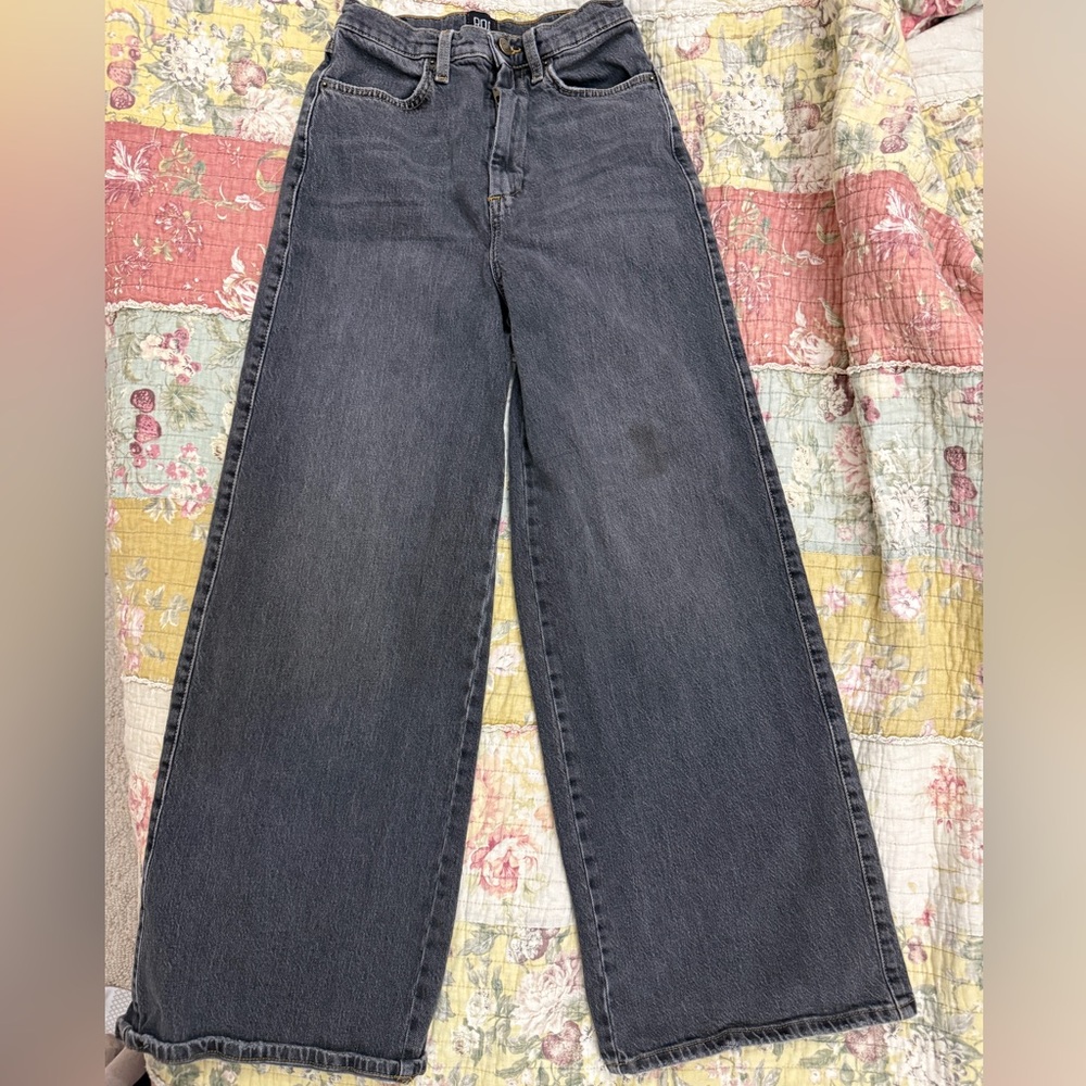 BDG Charcoal black Wide-Leg Jeans